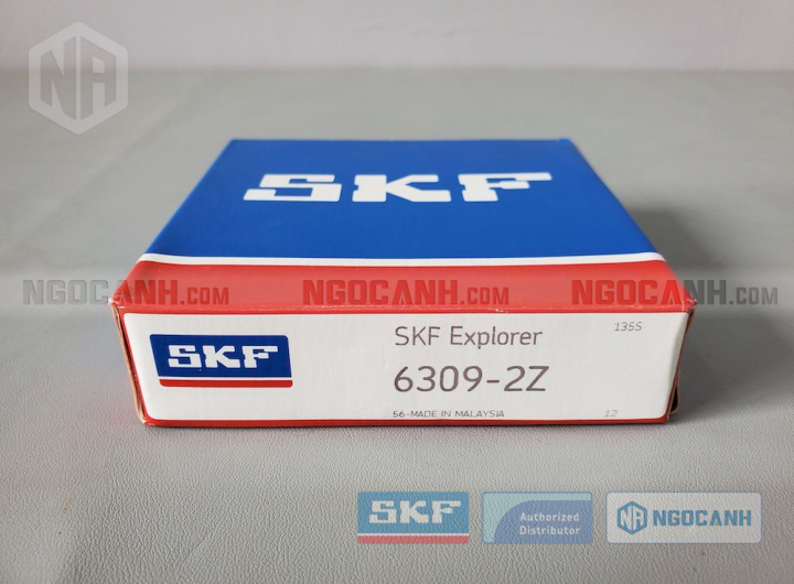 Vòng bi SKF 6309-2Z chính hãng phân phối bởi Mua bán Vòng Bi - Đại lý ủy quyền SKF Vòng bi SKF 6309-2Z chính hãng