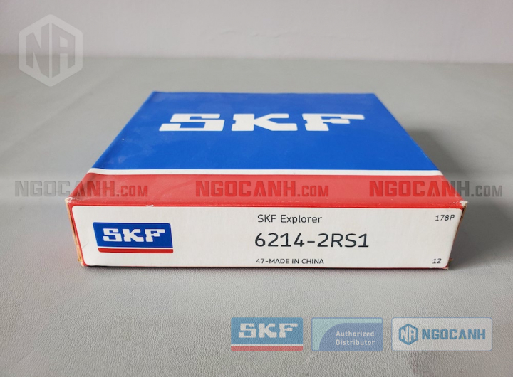 Vòng bi SKF 6214-2RS1 chính hãng phân phối bởi Mua bán Vòng Bi - Đại lý ủy quyền SKF Vòng bi SKF 6214-2RS1 chính hãng