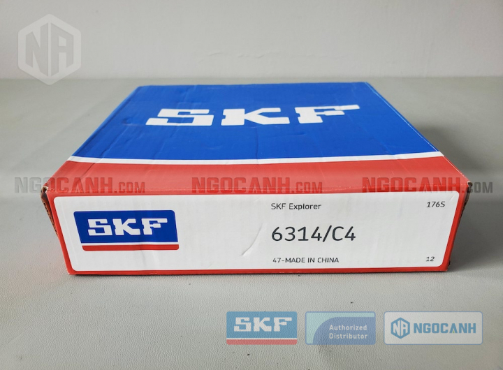 Vòng bi SKF 6314/C4 chính hãng phân phối bởi Mua bán Vòng Bi - Đại lý ủy quyền SKF Vòng bi SKF 6314/C4 chính hãng