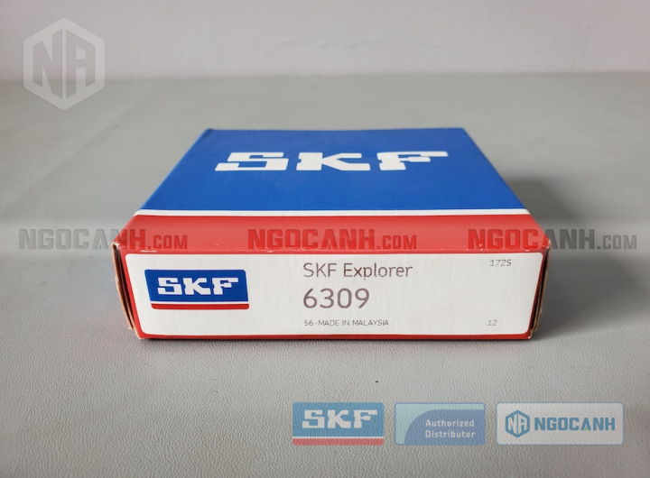 Vòng bi SKF 6309 chính hãng phân phối bởi Mua bán Vòng Bi - Đại lý ủy quyền SKF Vòng bi SKF 6309 chính hãng