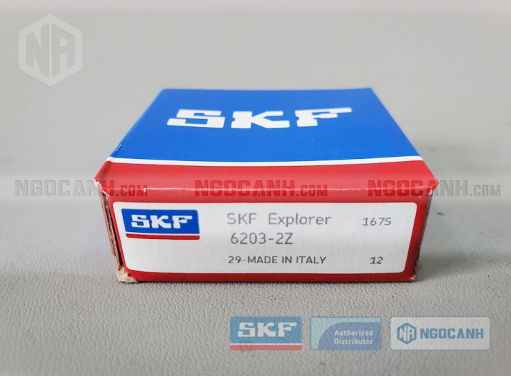 Vòng bi SKF 6203-2Z chính hãng phân phối bởi Mua bán Vòng Bi - Đại lý ủy quyền SKF Vòng bi SKF 6203-2Z chính hãng