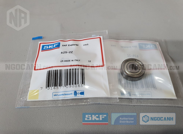 Vòng bi SKF 625-2Z chính hãng phân phối bởi Mua bán Vòng Bi - Đại lý ủy quyền SKF Vòng bi SKF 625-2Z chính hãng