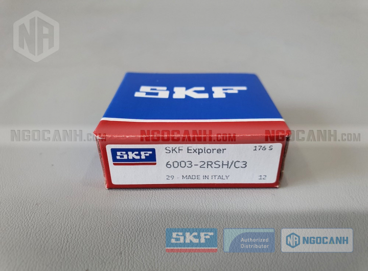 Vòng bi SKF 6003-2RSH/C3 chính hãng phân phối bởi Mua bán Vòng Bi - Đại lý ủy quyền SKF Vòng bi SKF 6003-2RSH/C3 chính hãng