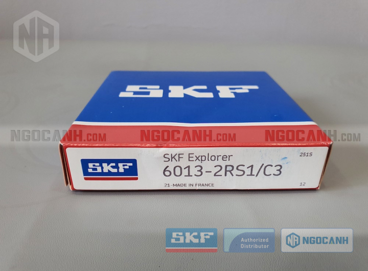 Vòng bi SKF 6013-2RS1/C3 chính hãng phân phối bởi Mua bán Vòng Bi - Đại lý ủy quyền SKF Vòng bi SKF 6013-2RS1/C3 chính hãng