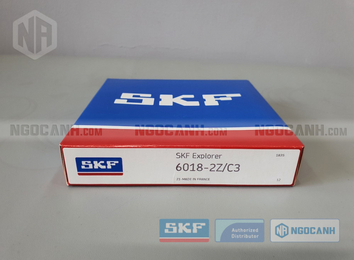 Vòng bi SKF 6018-2Z/C3 chính hãng phân phối bởi Mua bán Vòng Bi - Đại lý ủy quyền SKF Vòng bi SKF 6018-2Z/C3 chính hãng