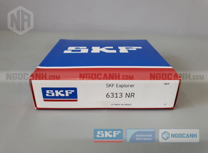 Vòng bi SKF 6313 NR chính hãng phân phối bởi Mua bán Vòng Bi - Đại lý ủy quyền SKF Vòng bi SKF 6313 NR chính hãng