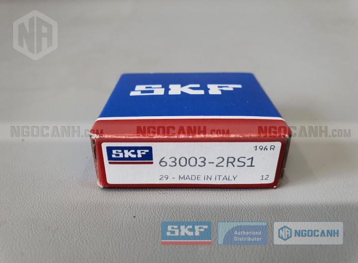 Vòng bi SKF 63003-2RS1 chính hãng phân phối bởi Mua bán Vòng Bi - Đại lý ủy quyền SKF Vòng bi SKF 63003-2RS1 chính hãng