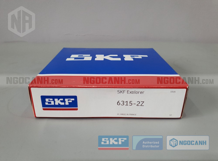 Vòng bi SKF 6315-2Z chính hãng phân phối bởi Mua bán Vòng Bi - Đại lý ủy quyền SKF Vòng bi SKF 6315-2Z chính hãng