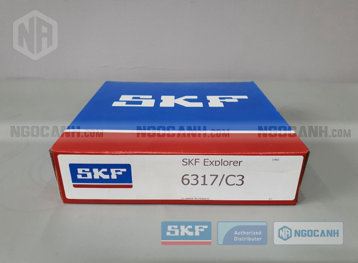 Vòng bi SKF 6317/C3 chính hãng phân phối bởi Mua bán Vòng Bi - Đại lý ủy quyền SKF Vòng bi SKF 6317/C3 chính hãng