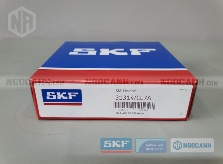 Vòng bi SKF 31314/CL7A chính hãng phân phối bởi Mua bán Vòng Bi - Đại lý ủy quyền SKF Vòng bi SKF 31314/CL7A chính hãng